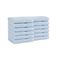 Host & Home Washcloth 13x13 Blue - Pack Of 12 (WC-HH-1313-1.5-BLU)