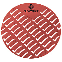 Airworks Urinal Screen, Lt. Burgundy, Orchard Spice, 10/bx, Box Of 10 (AWUS230-BX)