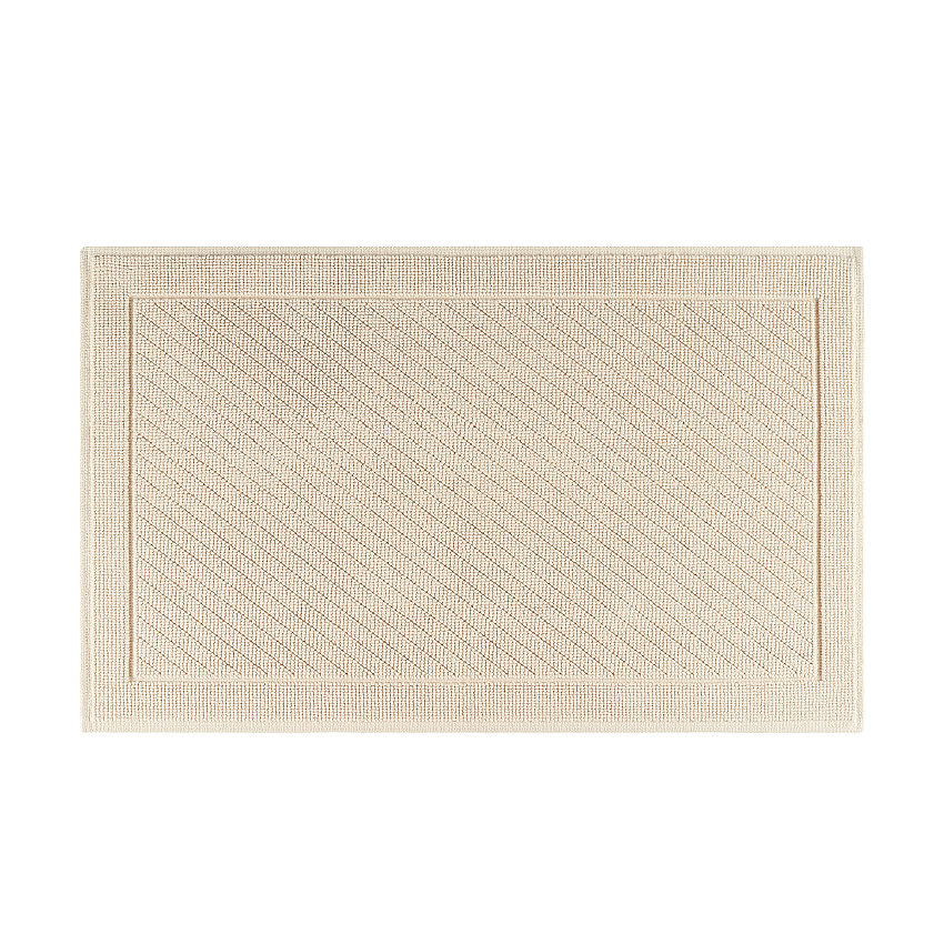 Host & Home Cotton Bath Mat 20x32 Almond Milk - Case Of 4 (HH-BM-2032-BG)