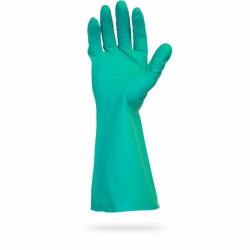 Safety Zone Nitrile Unlined 11 Mil Gloves, Green, Large - 12 Pairs (GNGU-LG-11)