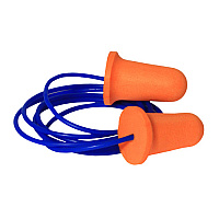 Radians Deviator Corded Disposable Earplugs, Nrr 33, Orange/blue, One Size - Box Of 100 (FP81)
