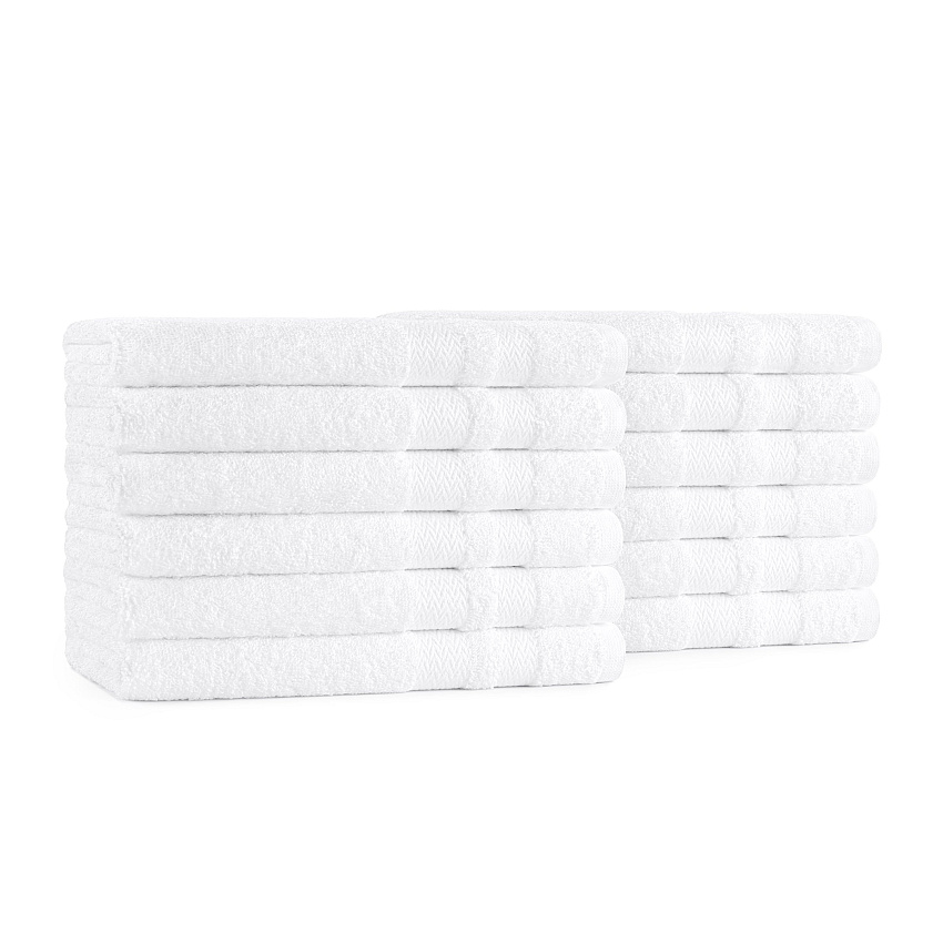 Magellan Hand Towel 16x30 White - Pack Of 12 (MAG1630-4.5)