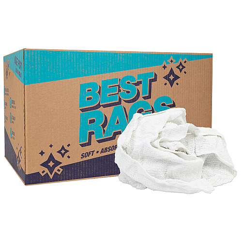 W500 Eco-terry Wipers White - 25lb Box (N-W500-25)