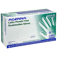 Gold Latex Powder Free 6 Mil Exam Gloves White Xs, Case Of 1000 (GLD260)