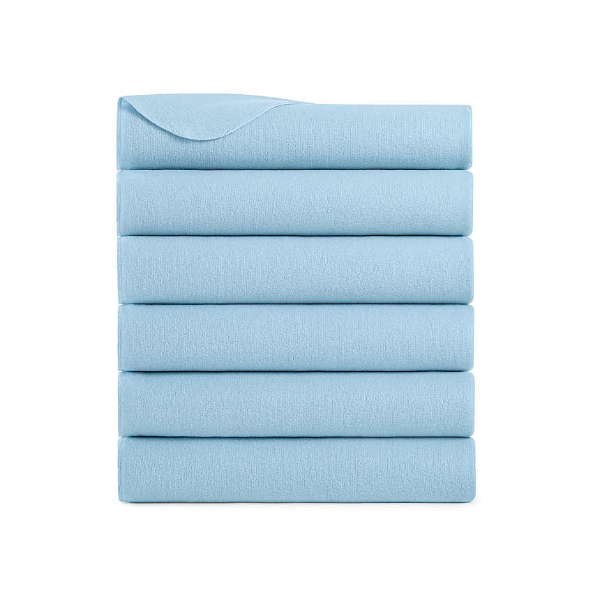 Cozy Soft Polar Fleece Throw 50x60 Blue - Case Of 24 (FLC-PLR-5060-6PK-LB)
