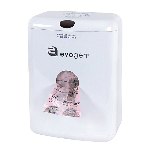Evogen No-touch Combination Receptacle, White Abs, 9.04"x11.99"x5.04", 1 Each (EVNT-CWR)