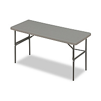 Iceberg IndestrucTable Classic Folding Table, Rectangular, 60