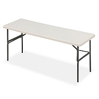 Iceberg IndestrucTable Classic Folding Table, Rectangular, 72
