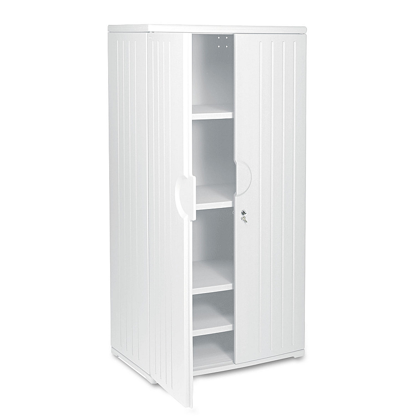 Iceberg Rough n Ready Storage Cabinet, Four-Shelf, 36w x 22d x 72h, Platinum (92573)