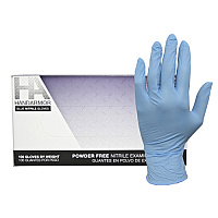 Hand Armor Disposable Nitrile Gloves, Powder Free, Blue, 5 Mil, Small - Box Of 100 (GDNPF101S)