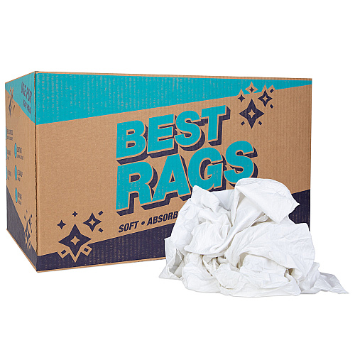 R-w39 Sheet Reclaimed Rags White - 25lb Box (R1-W39-25)