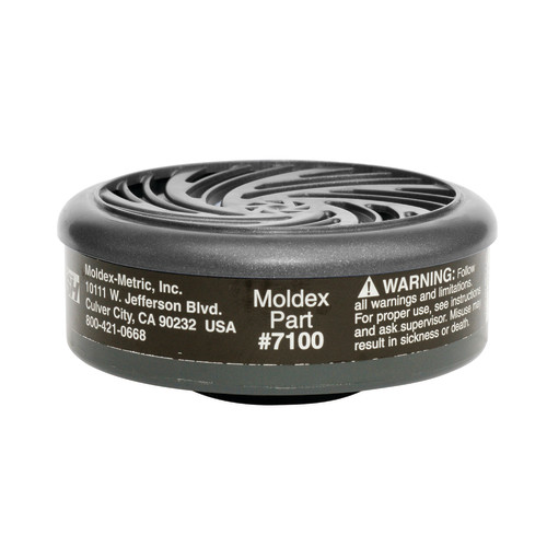 Moldex 7000/9000 Organic Vapor Cartridge, Gray - 1 Pair (7100)