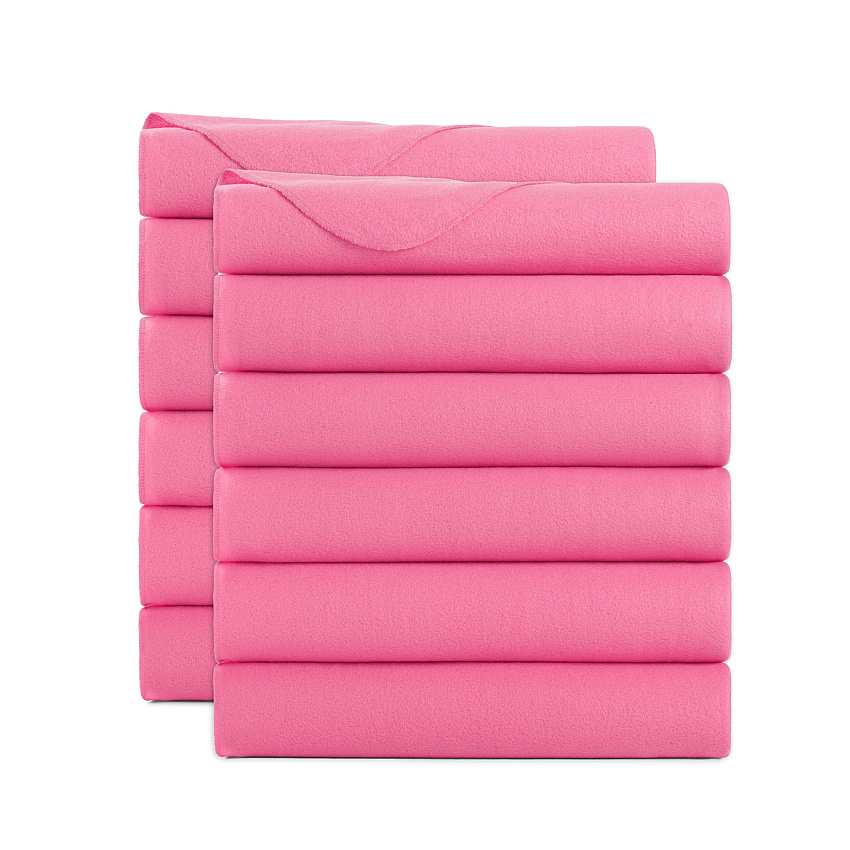 Cozy Soft Polar Fleece Throw 50x60 Pink - Case Of 12 (FLC-PLR-5060-PK-CS)