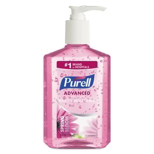 PURELL Spring Bloom Instant Hand Sanitizer, 8 oz Pump Bottle
