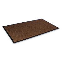 Crown Mats Super-Soaker Wiper Mat with Gripper Bottom, Polypropylene, 36 x 120, Dark Brown (SSR310DB)
