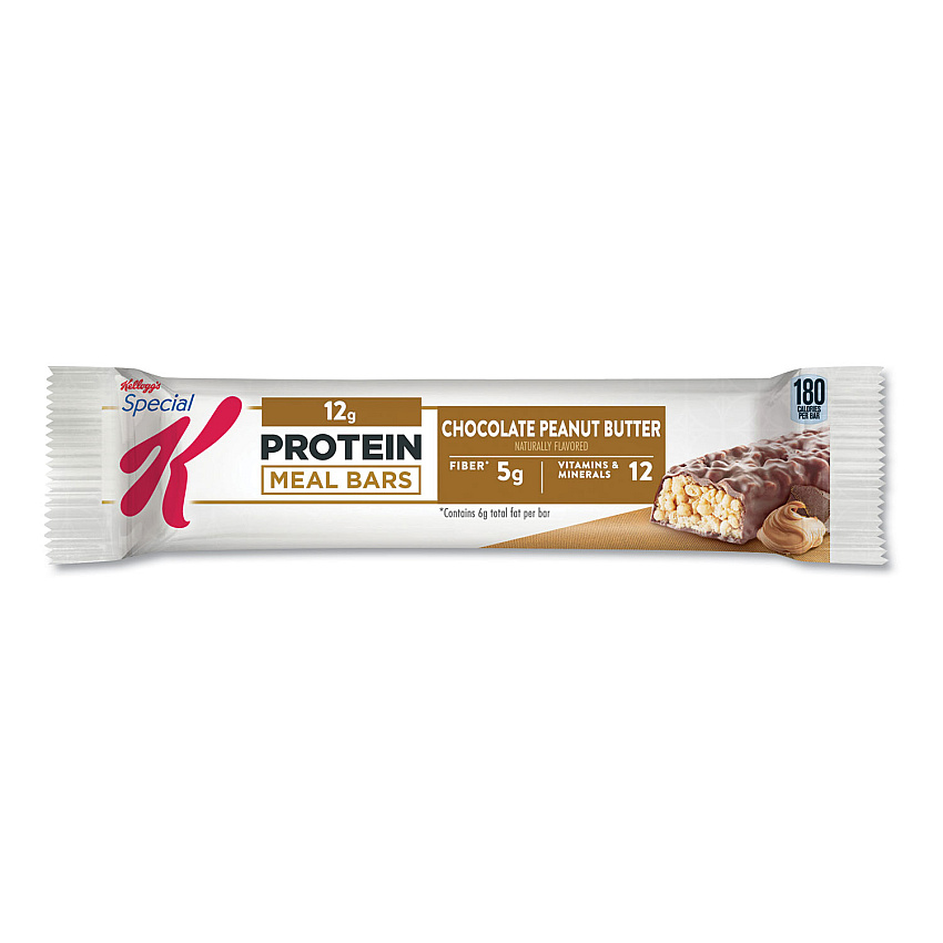 Kellogg's Special K Protein Meal Bar, Chocolate/Peanut Butter, 1.59 oz, 8/Box (29190)