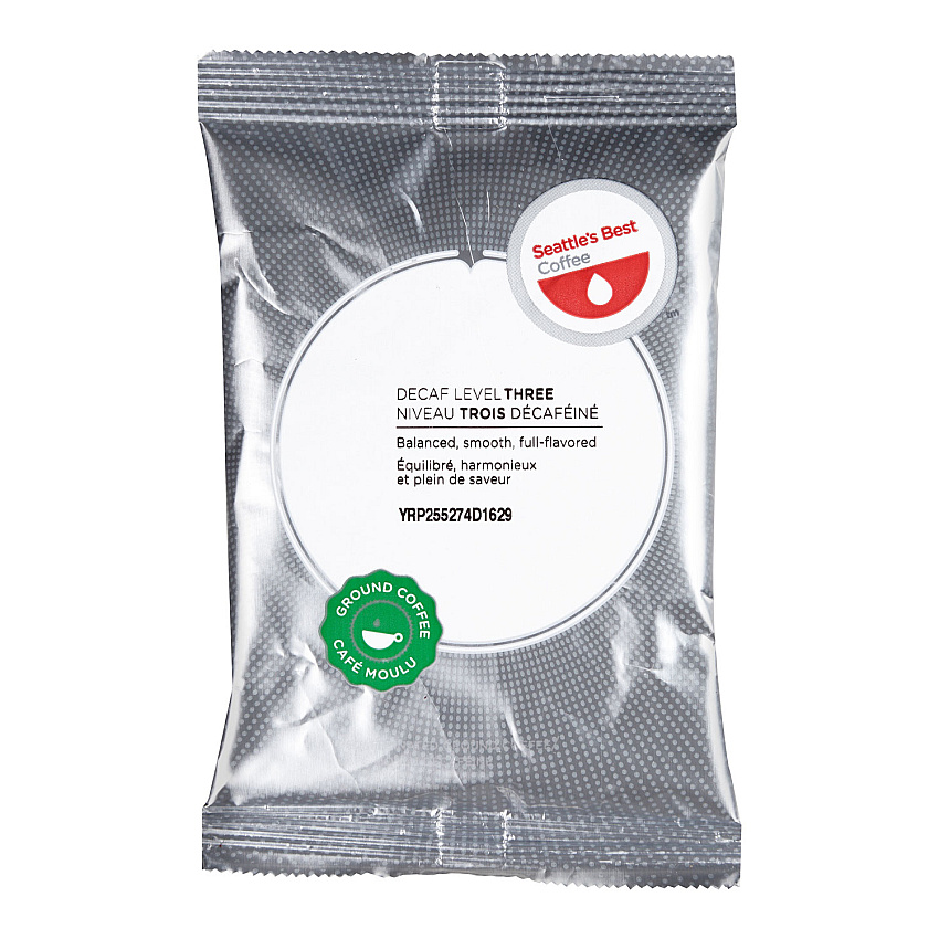 Seattle's Best Premeasured Coffee Packs, Decaf Portside Blend, 2 oz Packet, 18/Box (11008554)