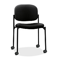 HON VL606 Stacking Guest Chair without Arms, Fabric Upholstery, 21.25