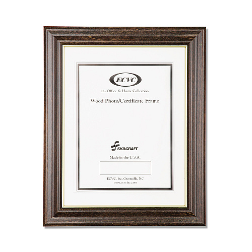 AbilityOne 7105013579979, SKILCRAFT Style G Cherry Frame, Wood, 8.5 x 11, 12/Box