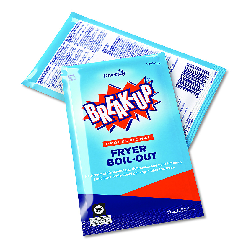BREAK-UP Fryer Boil-Out, Ready to Use, 2 oz Packet, 36/Carton (CBD991209)