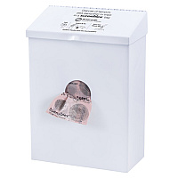 Scensibles Combination Receptacle Dispenser, White Metal, 11"x8"x4", 1 Each, 10/cs (CDWM)