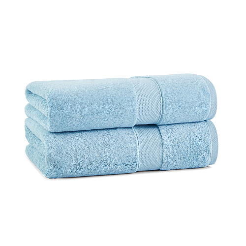 Aston & Arden Egyptian Cotton Bath Towel 30x54 Blue - Pack Of 2 (P-EGYP-3054-BLU)