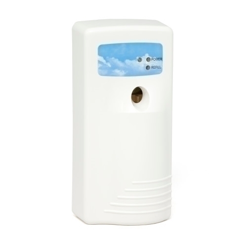 Stratus Ii Metered Aerosol Dispenser, W/lock & Key, White/blue, 1 Each, 12 Ea/cs (07521L)