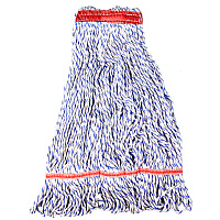 Mop Wet Saddle Type Looped End Rayon Finish Blue/w, Case Of 12 (L630LG)