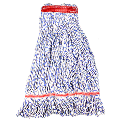 Mop Wet Saddle Type Looped End Rayon Finish Blue/w, Case Of 12 (L630LG)