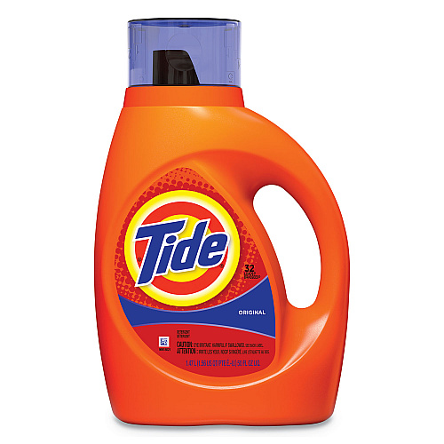 Tide&reg; Liquid Laundry Detergent, Original, 50-oz., 6 Bottles (13878CT)