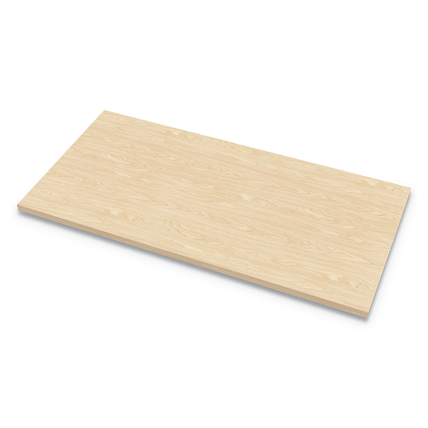 Fellowes Levado Laminate Table Top, 48" x 24", Maple (9649701)