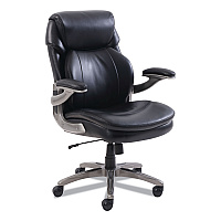 SertaPedic Cosset Mid-Back Executive Chair, Supports Up to 275 lb, 18.5