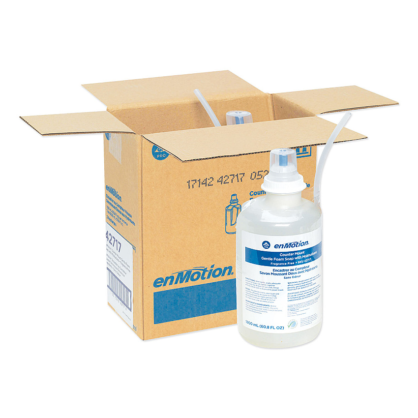 Georgia Pacific Professional GP enMotion Counter Mount Foam Soap Refill, Fragrance-Free, 1,800 mL, 2/Carton (42717)