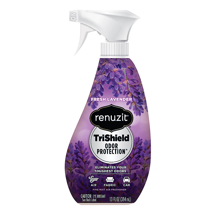 Renuzit Super Odor Neutralizer Spray, Fresh Lavender, 13 oz Spray Bottle, 6/Carton (01704)