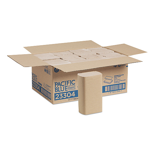 Pacific Blue 23304 Multifold Towels, Brown, 4000ct