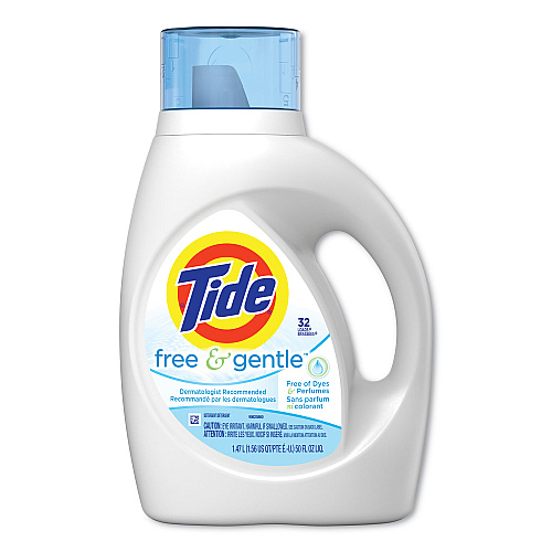 Tide 13885 Free & Gentle Liquid Laundry Detergent