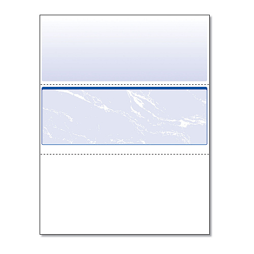 DocuGard Standard Security Check, 11 Features, 8.5 x 11, Blue Marble Middle, 500/Ream (04509)