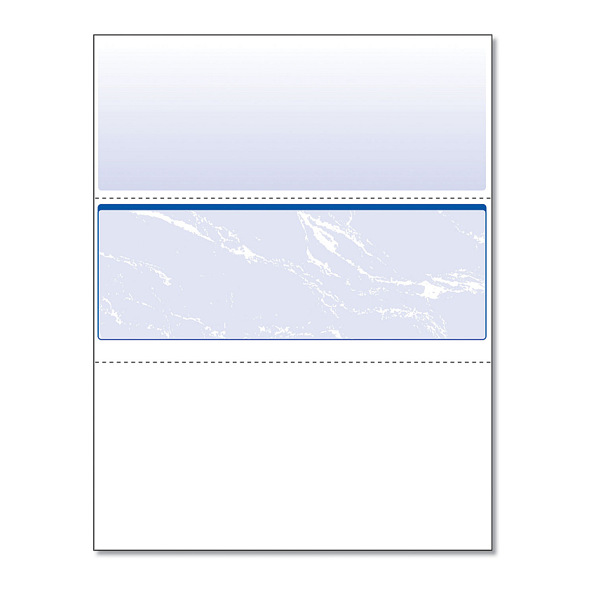 DocuGard Standard Security Check, 11 Features, 8.5 x 11, Blue Marble Middle, 500/Ream (04509)