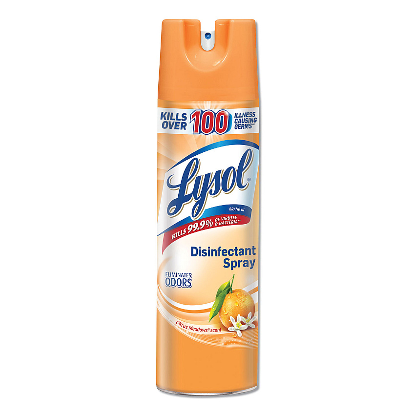 Lysol Disinfectant Spray, Citrus Meadows, 19 oz Aerosol (81546)