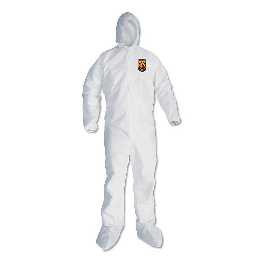KleenGuard 46124 A30 Elastic-Back Zipper Front Coveralls
