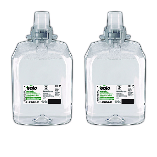 GOJO Green Certified Foam Hand Cleaner Refill, Unscented, 2,000 mL, 2/Carton (526502)