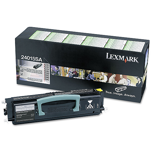 Lexmark 24015SA Return Program Toner, 2,500 Page-Yield, Black