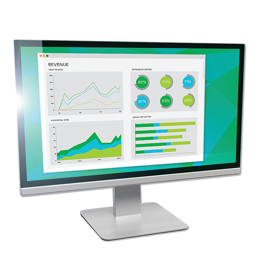 3M Antiglare Frameless Filter for 27" Widescreen Flat Panel Monitor, 16:9 Aspect Ratio (AG270W9B)