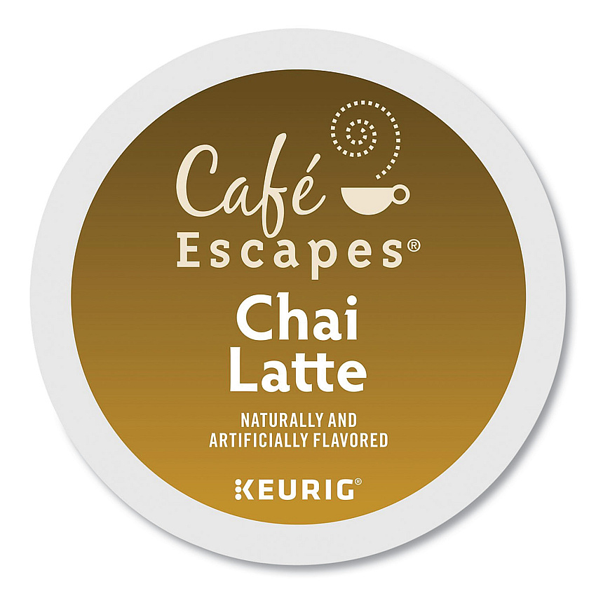 Keurig Cafe Escapes Chai Latte K-Cups, 24/Box (6805)
