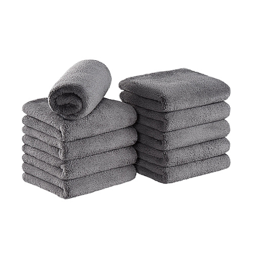 Coral Fleece Salon Towel 16x27 Grey - Case Of 60 (M915117GY-CS)