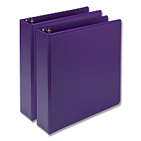 Samsill Earths Choice Plant-Based Durable Fashion View Binder, 3 Rings, 2