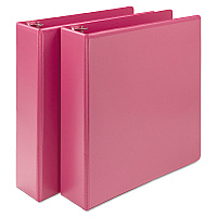 Samsill Earths Choice Plant-Based Durable Fashion View Binder, 3 Rings, 2