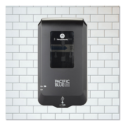 Georgia Pacific Professional Pacific Blue Ultra Automated Touchless Soap/Sanitizer Dispenser, 1,000 mL, 6.54 x 11.72 x 4, Black (53590)