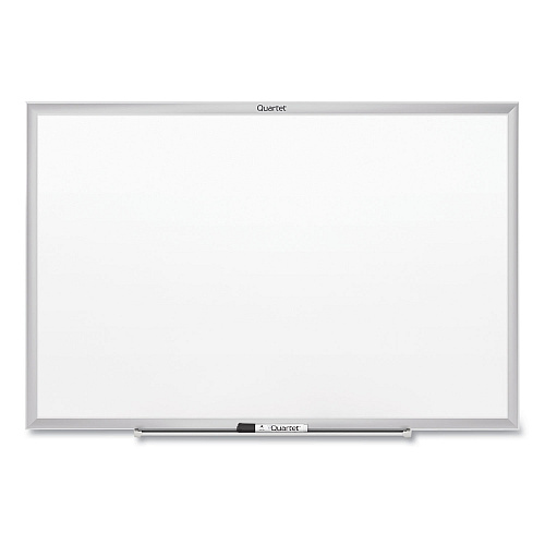Quartet Classic Series Nano-Clean Dry Erase Board, 60 x 36, White Surface, Silver Aluminum Frame (SM535)