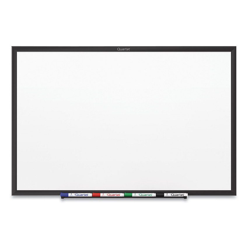 Quartet Classic Series Nano-Clean Dry Erase Board, 36 x 24, White Surface, Black Aluminum Frame (SM533B)